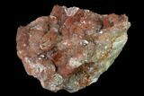 Natural, Red Quartz Crystal Cluster - Morocco #137461-1